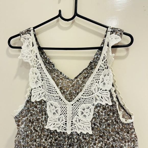 Printed bohemian lace dress - Picture 10 of 11